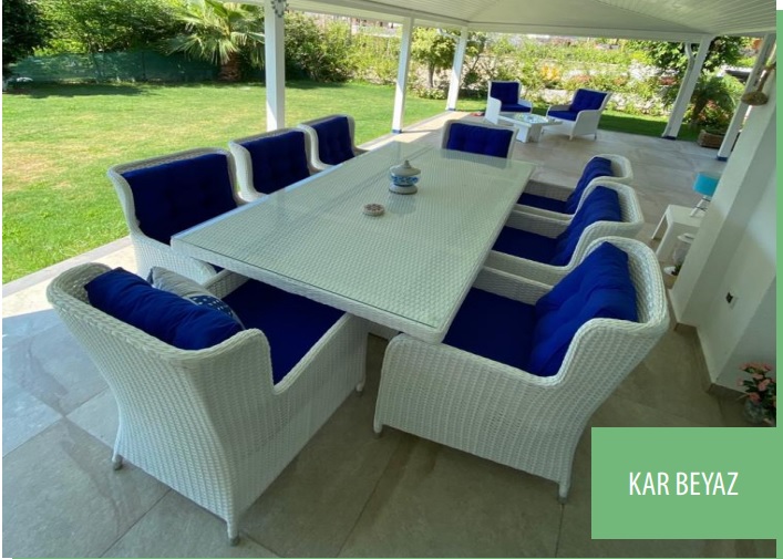 Commercial banquet tables production and packaging in Turkish furniture manufacturing factory