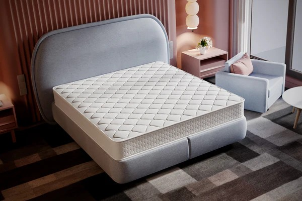 Interior designers creating custom hotel bed frame sketches and prototypes